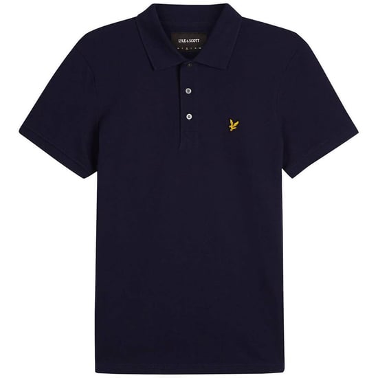 Lyle & Scott Schlichtes Poloshirt in Marineblau - Image 3