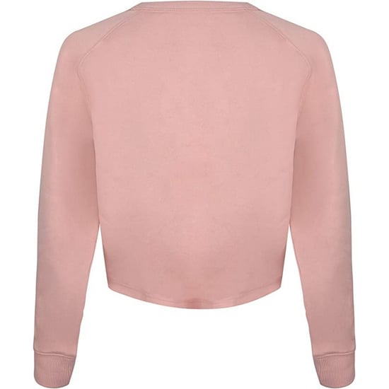 Disney Womens/Ladies Minnie Mouse Sketch Crop Sweatshirt (Dusky Pink)