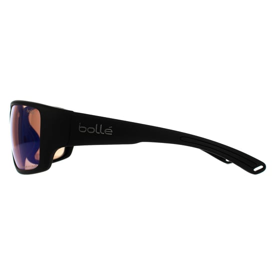 Bolle Wrap Mens Matte Black Phantom+ Blue Photochromic Polarized Sonnenbrille - Image 3