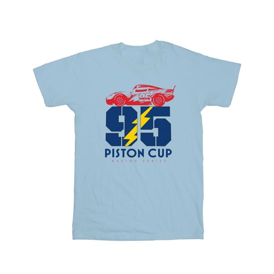 Disney Herren Cars Piston Cup 95 T-Shirt (Baby Blau) - Image 1