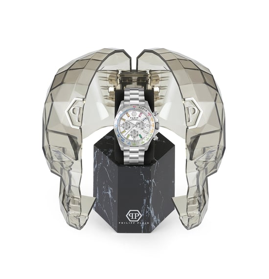 Philipp Plein Nobile Lady Damen Silber Uhr PWSBA0123 - Image 4