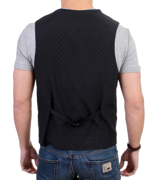 Costume National Gray cotton blend casual vest