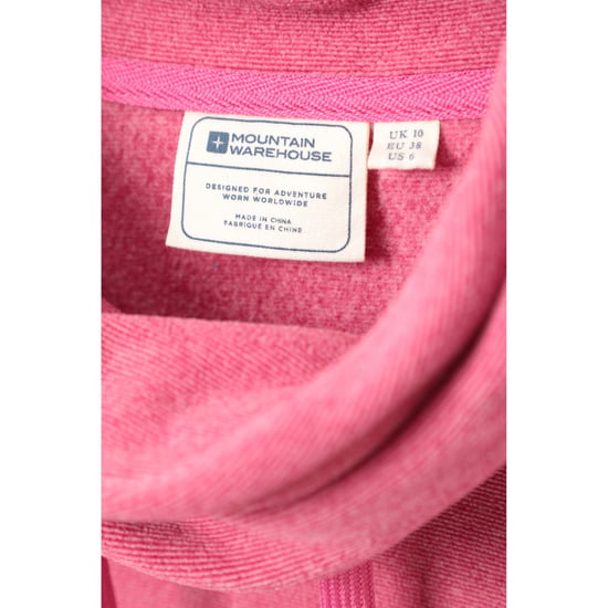 Mountain Warehouse - "Hebridean" Fleece-Oberteil Wasserfallausschnitt für Damen (Dunkelrosa) - Image 3