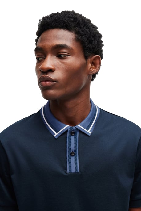 Boss Phillipson 36 Polo Shirt Dark Blue - Image 2