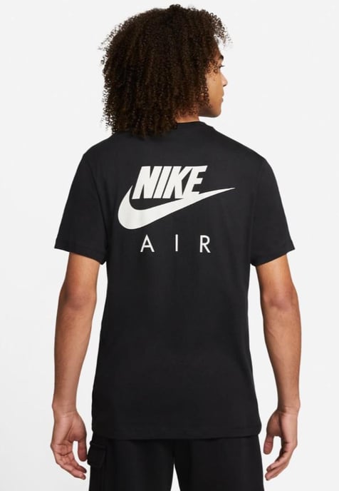 Nike Air Herren-T-Shirt in Schwarz - Image 2