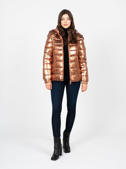 Guess Jacke Bomber-jacke Damen Gold - Image 2