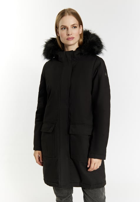 Dreimaster Winterparka Damen Schwarz - Image 3