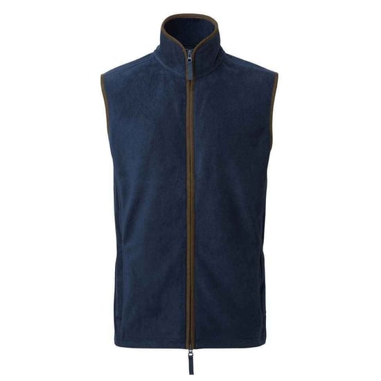 Premier Herren Artisan Fleece-Weste (Marine/Braun) - Image 1
