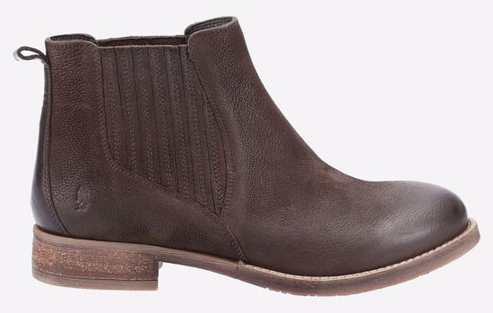 Hush Puppies Edith Damenstiefel Aus Braunem Leder - Image 1