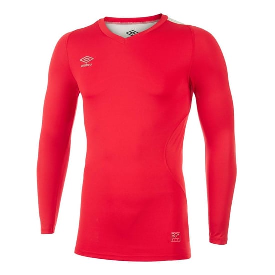 Umbro Herren Elite V-Ausschnitt Base Layer Top (Zinnoberrot) - Image 1