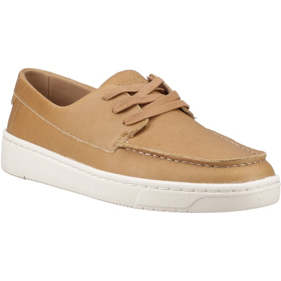 TOMS TRVL Lite London Leder Herren Tan Schnürschuhe - Image 1
