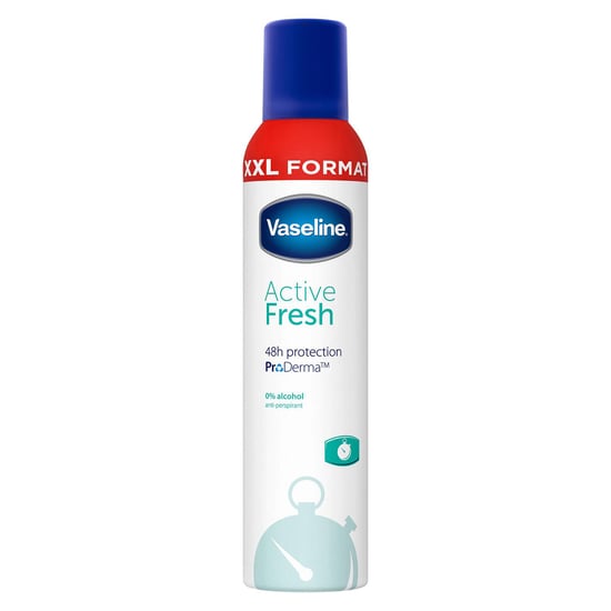 Vaseline ProDerma Anti Perspirant Deodorant For Women, Active Fresh, 3 Pk, 250ml