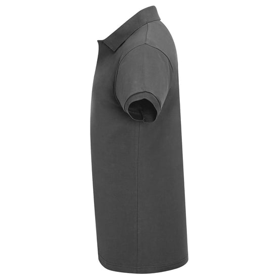 SOLS Herren Perfect Pique Kurzarm-Poloshirt (Dunkelgrau) - Image 3
