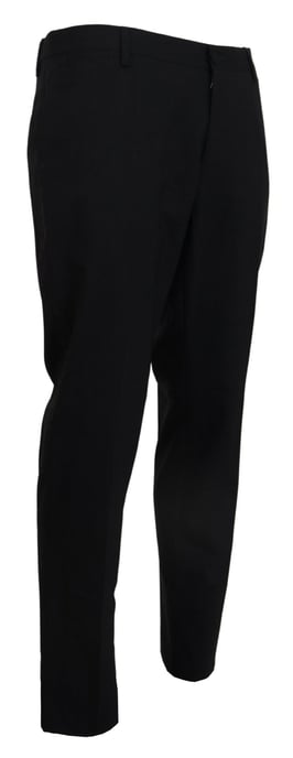 Dolce & Gabbana Graue Wollstretch-Anzughose für Herren im Slim Fit - Image 2