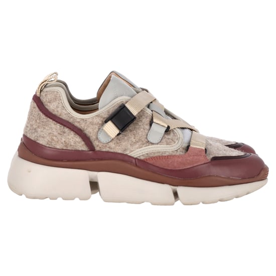 Chloé Sonnie Low Top Sneaker aus mehrfarbigem Wildleder - Image 1