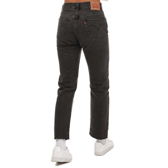 Women's Levis 501 Crop Get Off My Cloud Jeans in Black