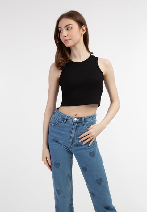 Mymo Tanktop Damen schwarz - Image 3