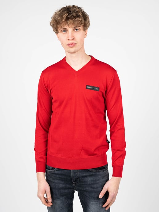 Plein Sport Pullover Merino Herren rot - Image 3