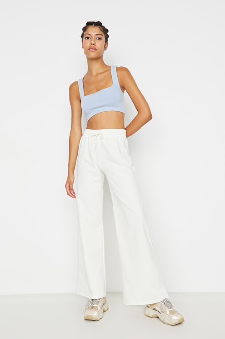 Trendyol Femmes Taille haute Jambe large Bas de survêtement - Image 1