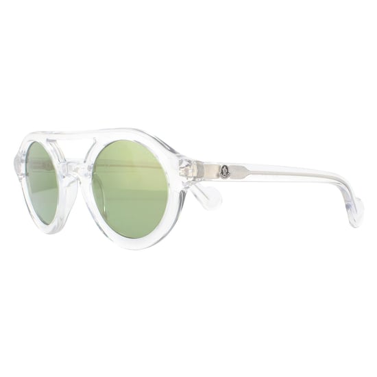 Moncler Runde Unisex Kristallgrüne Spiegelsonnenbrille - Image 2