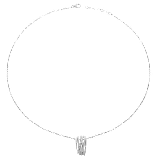 Orphelia Damen-Kette aus 925er Sterlingsilber mit Anhänger – Silber ZH-6038 - Image 3