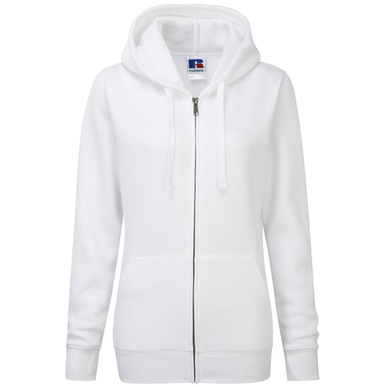 Russell Damen Kapuzenjacke, 3lagig (Weiß) - Image 1