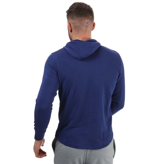 Men's Under Armour UA Rival Terry Big Logo Hoody in Blue