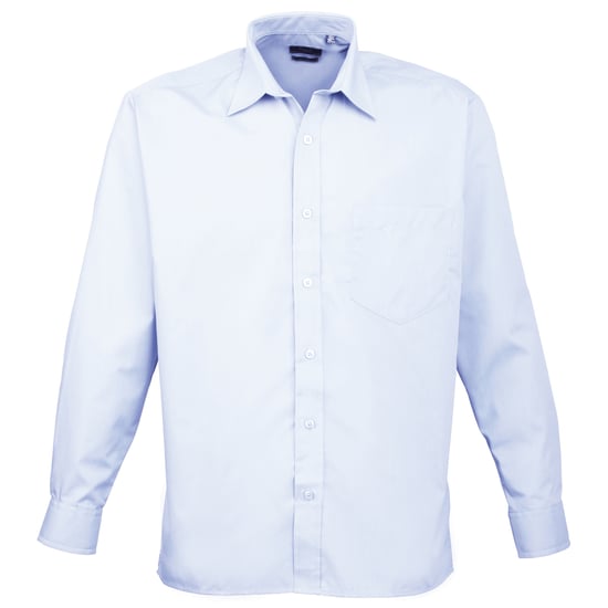 Premier - "Premier" Formelles Hemd für Herren Langärmlig (Hellblau) - Image 1