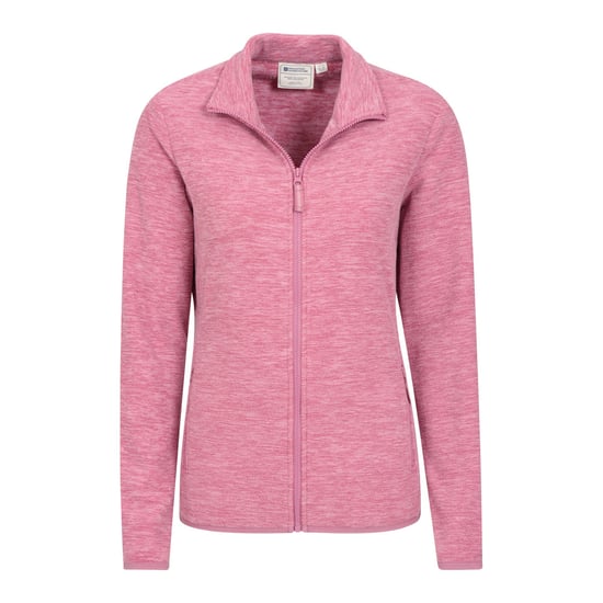 Mountain Warehouse Damen/Damen Snowdon II Melange Full Zip Fleece Jacke (Rosa) - Image 3