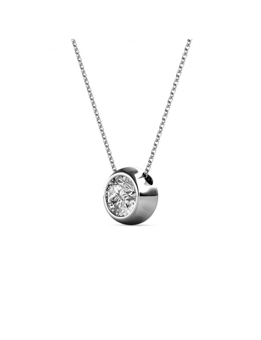 Mond-Anhänger - Silber und Kristall - Image 3