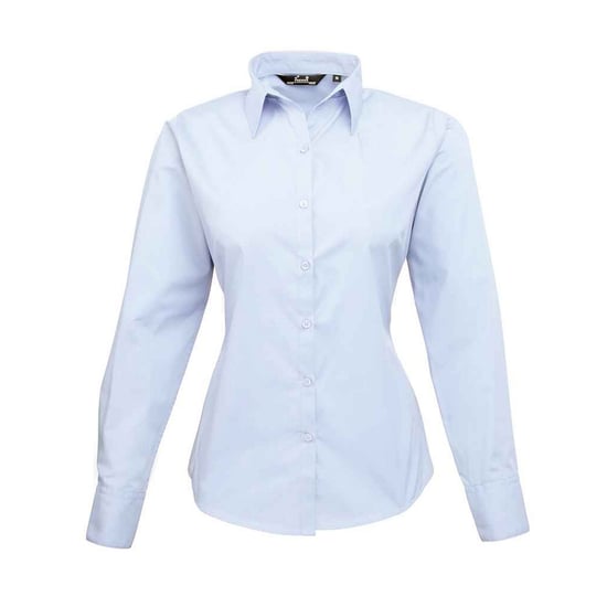 Premier - Hemd für Damen Langärmlig (Hellblau) - Image 1