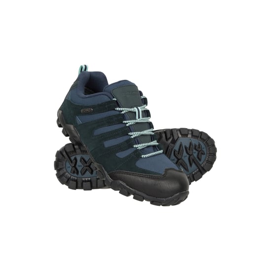 Mountain Warehouse Womens/Ladies Belfour Suede Waterproof Walking Shoes (Navy)