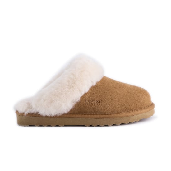 Aus Wooli "Sydney" Australia Sheepskin Wool Slippers, Tan
