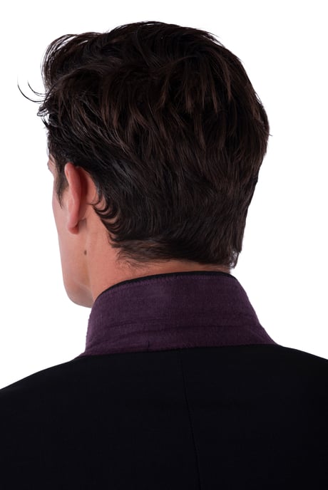 Alvin Harry Brown Black Three Piece Slim Fit Suit