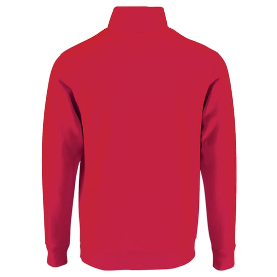 SOLS Herren Stan Sweatshirt mit Kontrastreißverschluss (rot) - Image 2