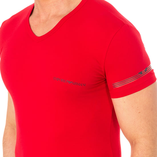 Short sleeve V-neck T-shirt 110810-8P723 man