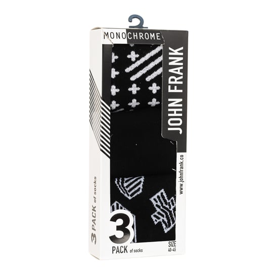Pack-3 High-top socks with anti-pressure cuff JF3LSMC03-STANDART men
