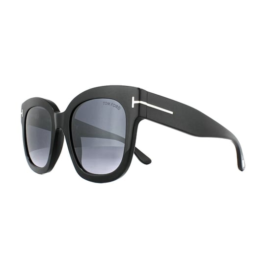 Tom Ford Sonnenbrille 0613 Beatrix 01C Glänzend schwarz rauchgrau spiegeln - Image 2