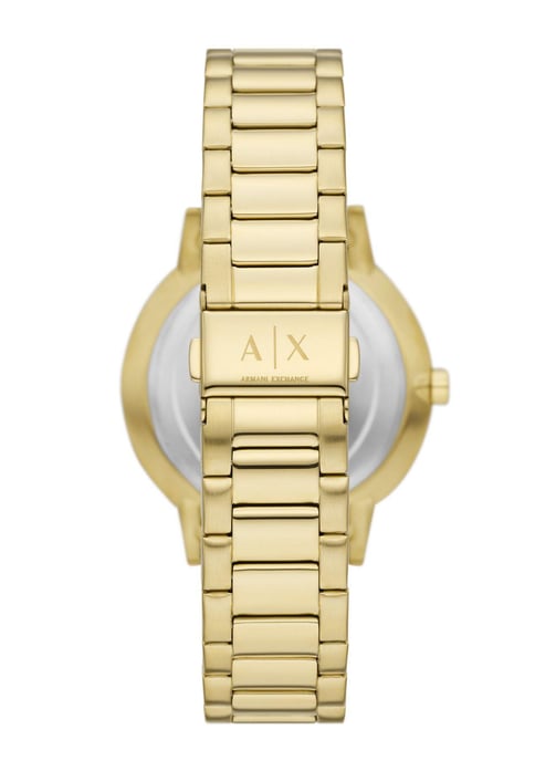 Armani Exchange Cayde Men's Gold Watch AX7144SET