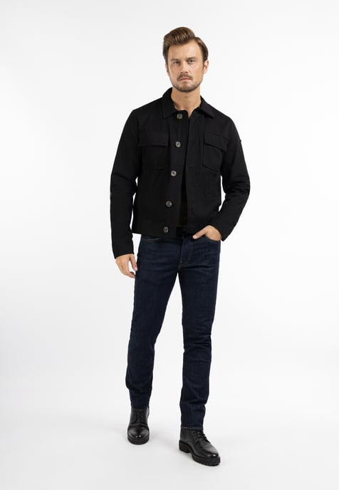 Dreimaster Übergangsjacke Herren Schwarz - Image 1