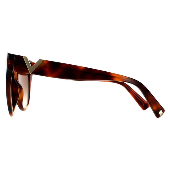 Valentino Cat Eye Womens Light Havanna Braun Gradient Sonnenbrillen - Image 3