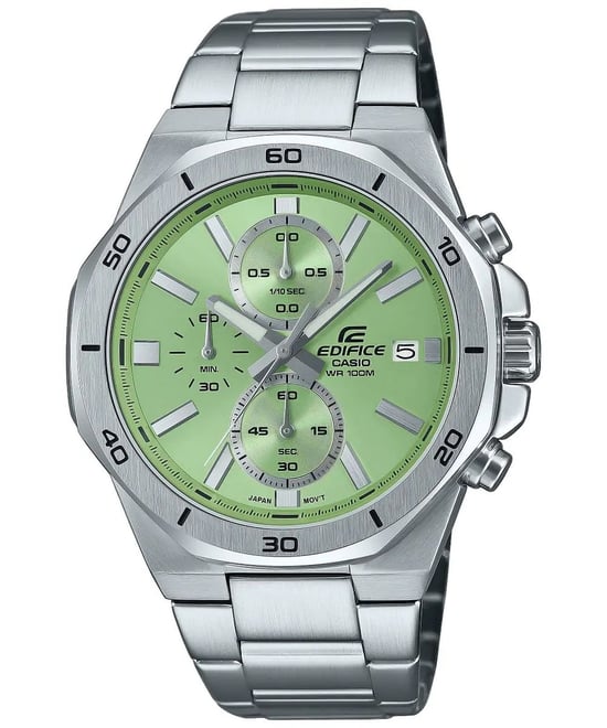 Casio Edifice Silber Herren Armbanduhr EFV-640D-3AVUEF - Image 1