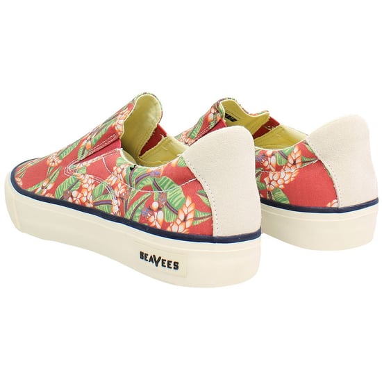 Seavees Hawthorne Beachcomber Herren Rote Slip-Ons - Image 3