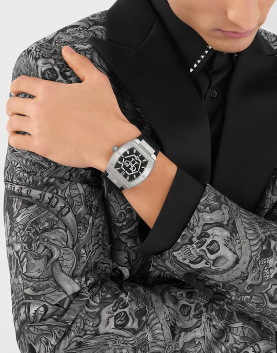 Philipp Plein The Hexagon Phantom Schwarz Herren Armbanduhr PWPUA0524 - Image 3