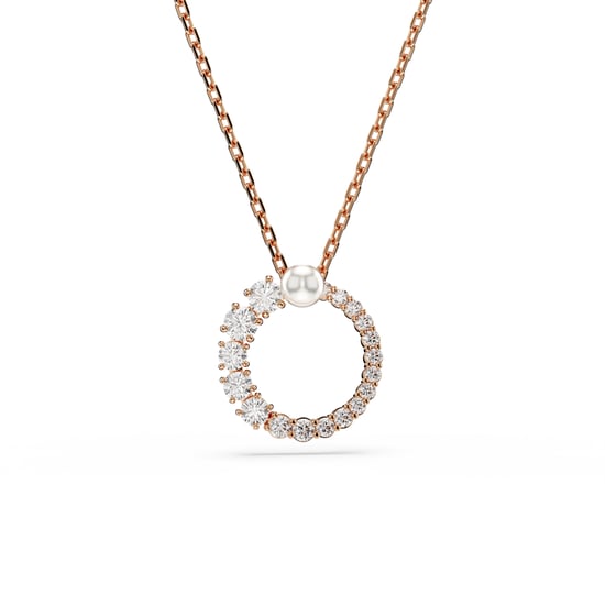 Swarovski 'Matrix' Damen-Halskette aus vergoldetem Metall - Rosé 5692265 - Image 1