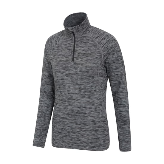 Mountain Warehouse - "Bend & Stretch" Midlayer mit halbem Reißverschluss für Damen (Schwarz) - Image 2