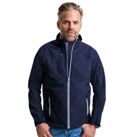 Russell Herren Bionic Softshell Jacke (French Navy) - Image 2