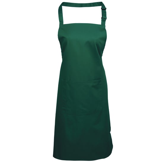 Premier Ladies/Womens Colours Bip Apron With Pocket (Pack of 2) (Bottle)