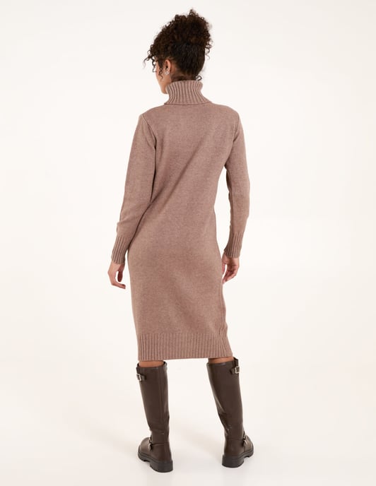 Roll Neck Jumper Dress