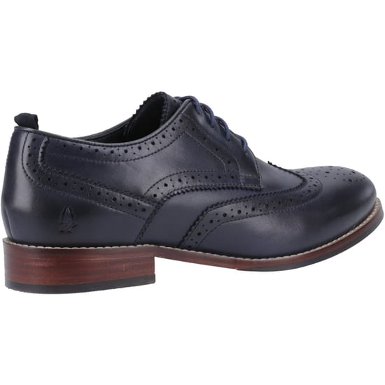 Hush Puppies Natalia Leder Damen Navy Brogues Schuhe - Image 2
